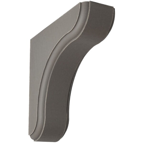 Ekena Millwork 1 3/4"W x 5 1/2"D x 5 1/2"H Eaton Wood Vintage Decor Bracket, Reclaimed Grey BKTWD02X06X06EAGY - main
